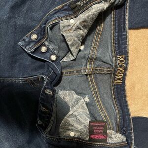 Rock & Roll Women's Dark Blue Trouser Jeans